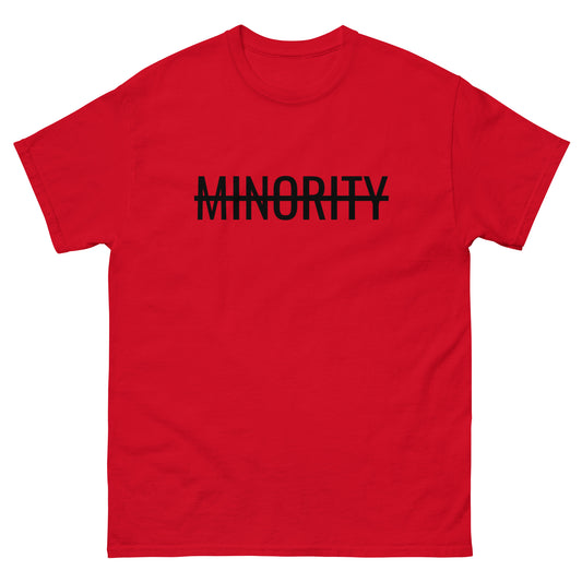 Not A Minority + Valuable Back Tee Black Text